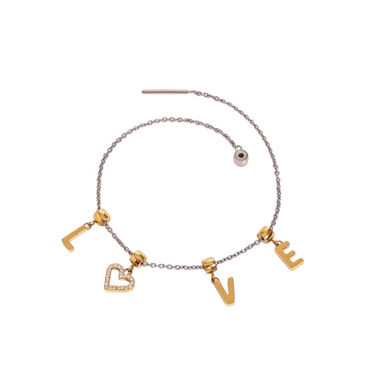 LOVE Charm Bracelet