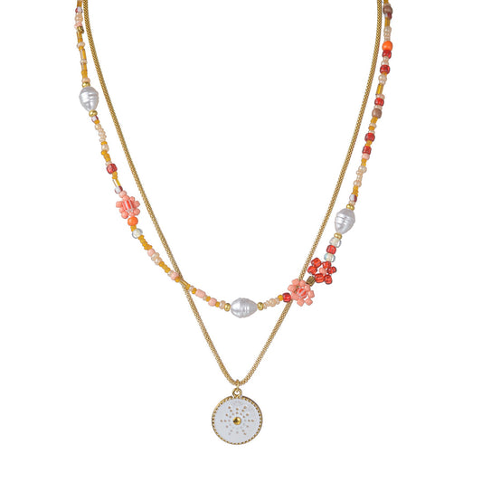 Peachy Necklace