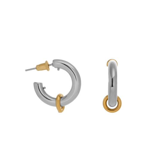 Cecilia Double Tone Earrings